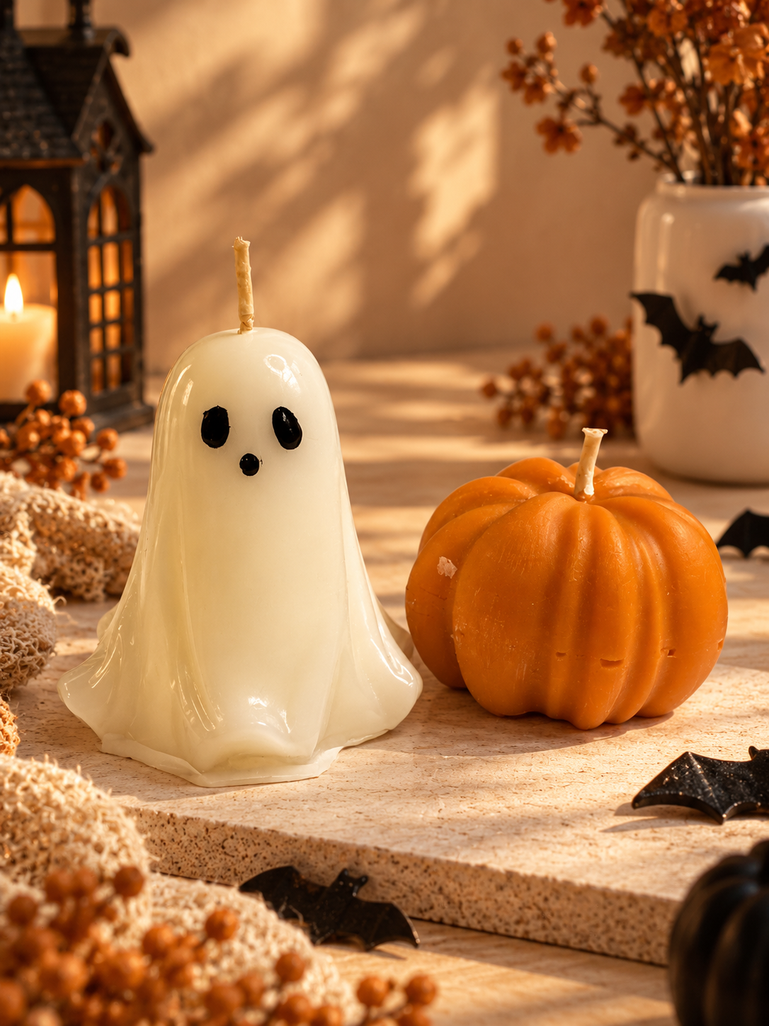 Pack Noche de Halloween · Fantasma & Calabaza