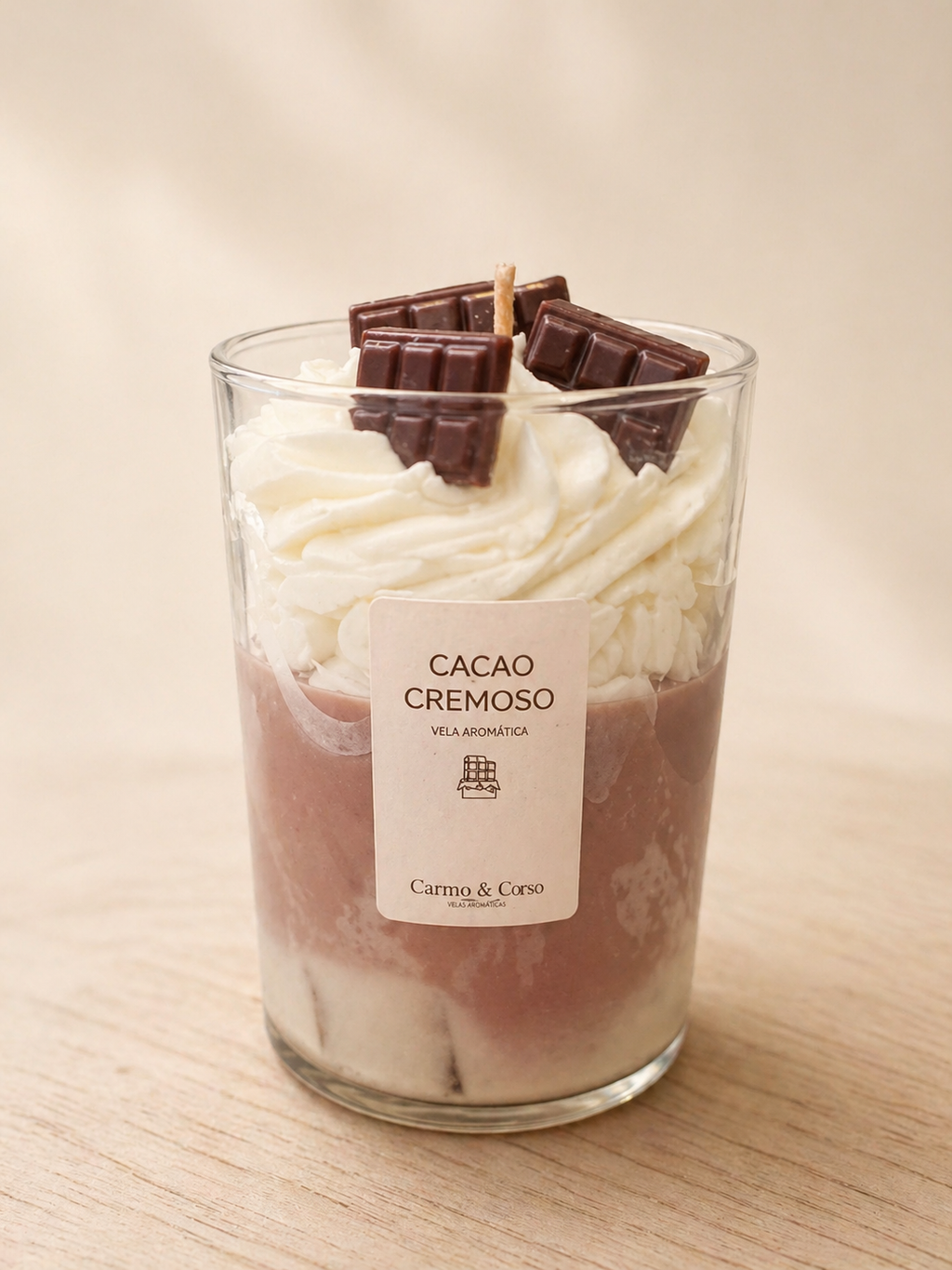 Cacao Cremoso • Vela aromática artesanal